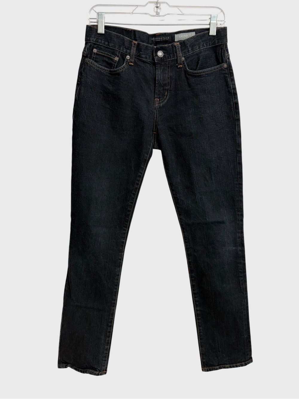 Aeropostale Men's Skinny Jeans Size 28/30 Dark Wash Streetwear Urban Casual